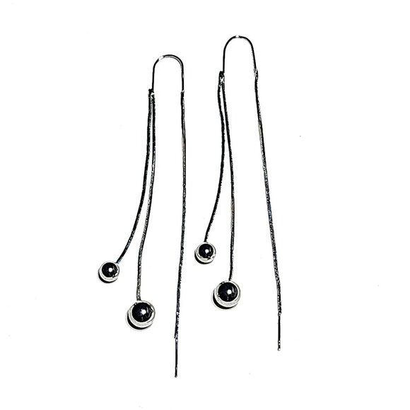 925 silver threader earrings - Picture 1 of 7